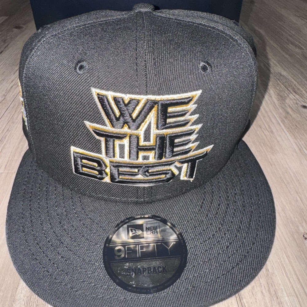 New Era Black and Gold Snapback Hat